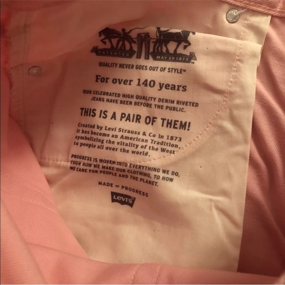 LEVI'S Men's 541 Athletic Fit Jeans, Pink - Picture 8 of 8